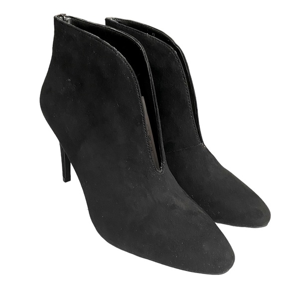 a new day Shoes - *NEW IN BOX* a new day Heeled Booties Black Suede 7.5 NIB